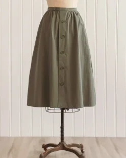 Across the Mews Midi Skirt