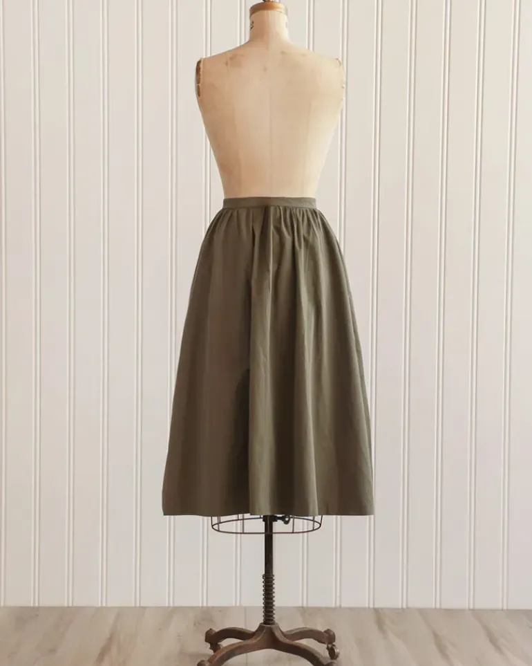 Across the Mews Midi Skirt