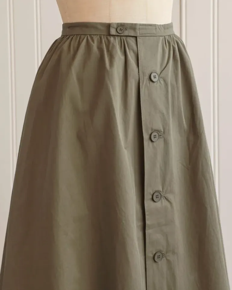 Across the Mews Midi Skirt