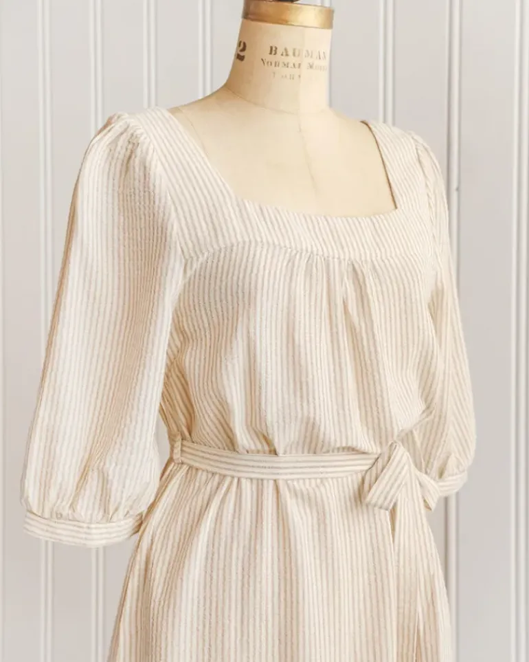 Appoline Midi Dress - Tan