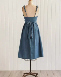 Backyard Gathering Denim Dress