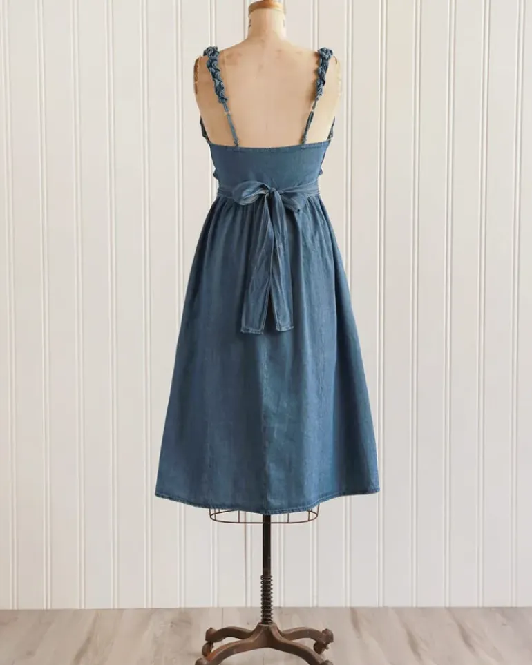 Backyard Gathering Denim Dress