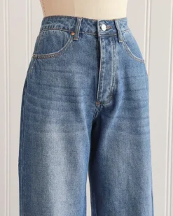 Baxter Wide Leg Cropped Jeans