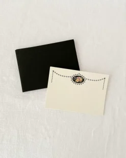 Black Bouquet Notecard Set
