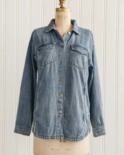 Boyfriend Denim Shacket