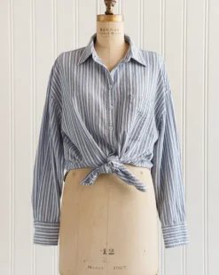 Brooklyn Boyfriend Striped Shirt