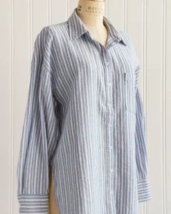 Brooklyn Boyfriend Striped Shirt