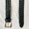 Callie Braided Belt - Black