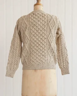 Corrough Wool Cardigan - Bark