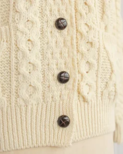 Corrough Wool Cardigan - Cream