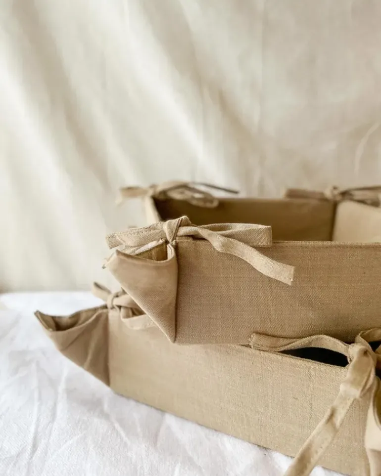 Cotton Storage Tray - Beige