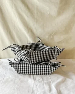 Cotton Storage Tray - Gingham