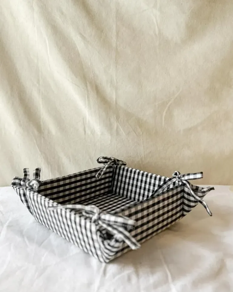 Cotton Storage Tray - Gingham