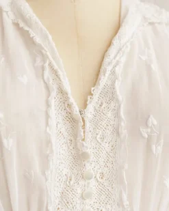 Fontasse Embroidered Voile Dress