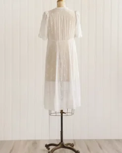 Fontasse Embroidered Voile Dress