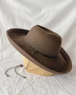 Gevaert Brown Straw Hat