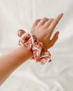 Hannah Plaid Scrunchie