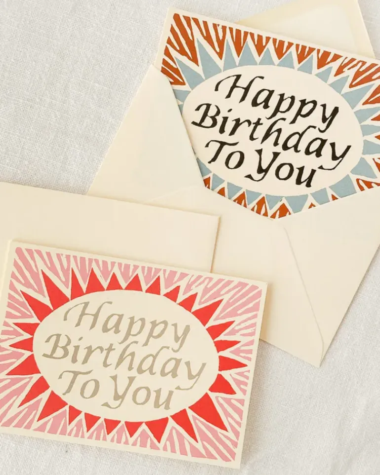 Happy Birthday Card - Brown