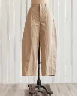 Hearnshaw Khaki Barrel Pants
