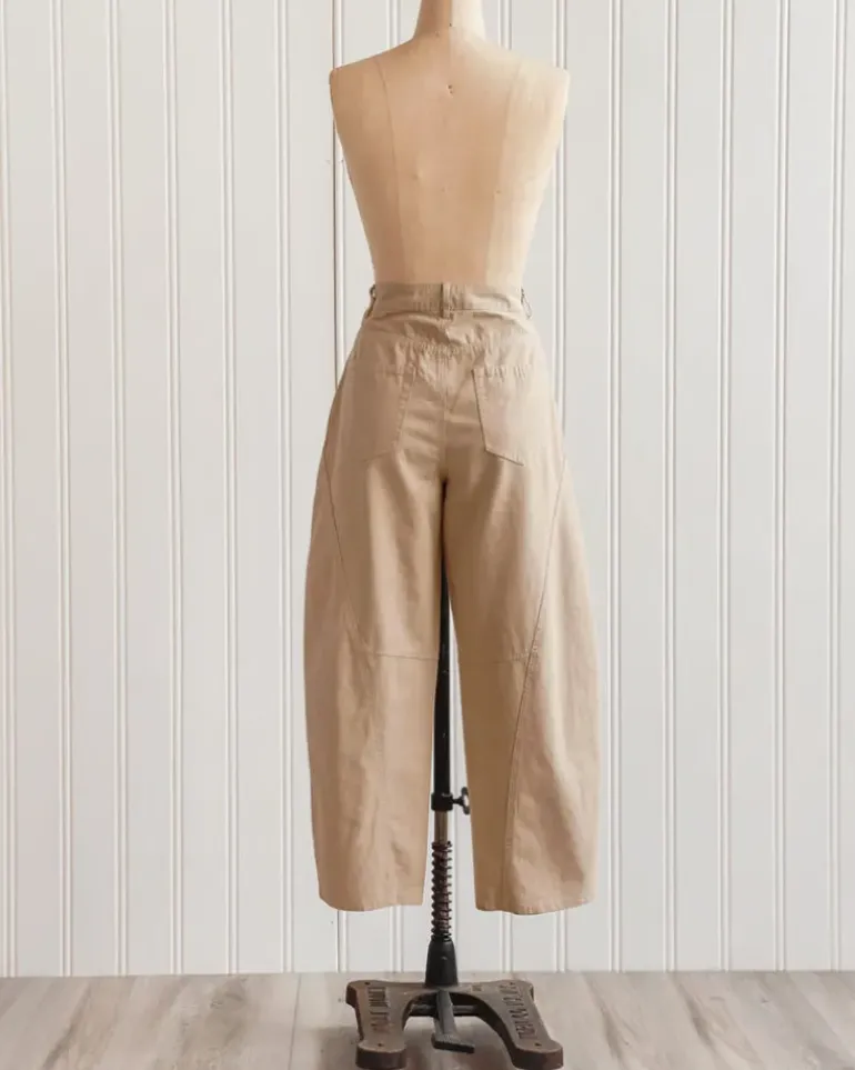 Hearnshaw Khaki Barrel Pants
