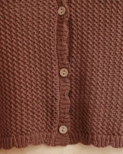 Laramie Knit Vest Top - Raisin