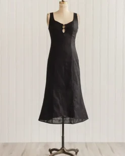 Monstespan Black Midi Dress