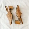 Moureze Woven Slingbacks