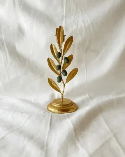 Olive Branch Candle Holder