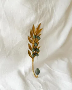 Olive Wall Hook in Gold