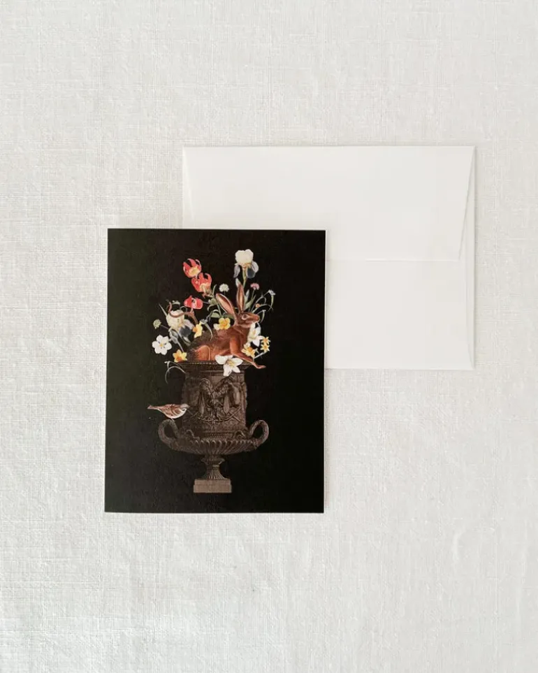 Ostara Vase Greeting Card