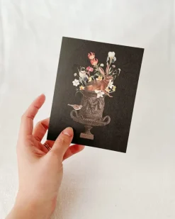 Ostara Vase Greeting Card