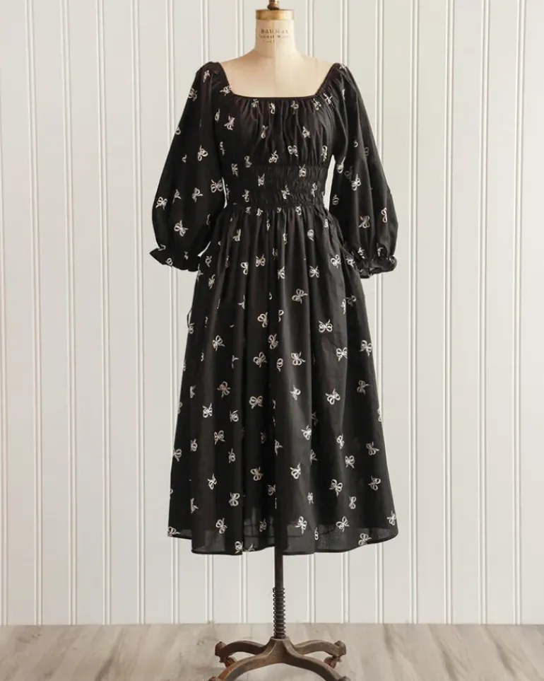 Penelope Bow Print Dress