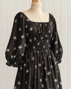Penelope Bow Print Dress
