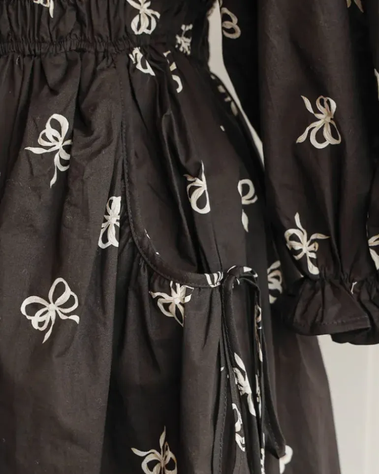 Penelope Bow Print Dress