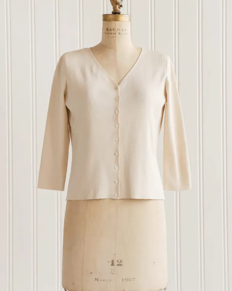 Plaisance Silk Cardigan