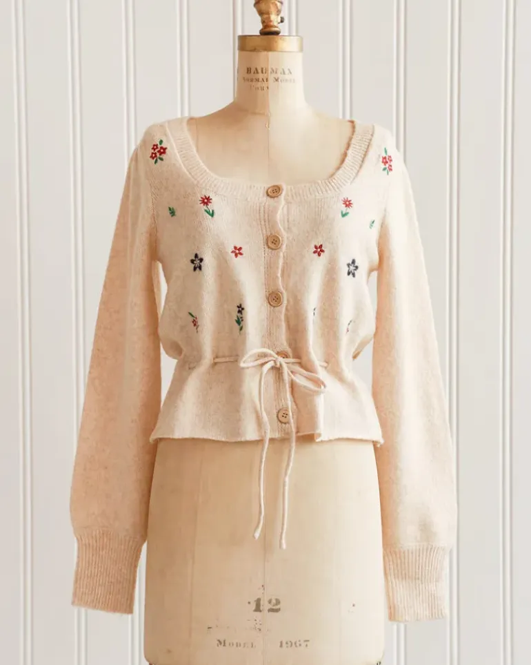 Savannah Embroidered Cardigan
