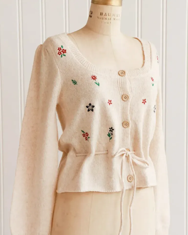 Savannah Embroidered Cardigan