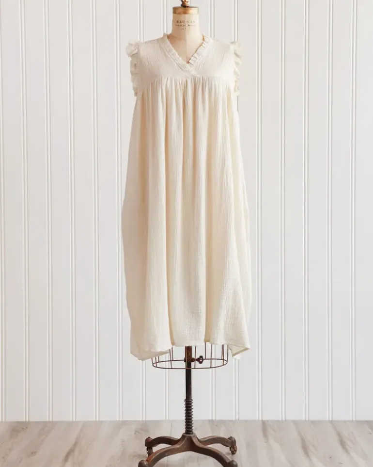 Sophie Gauze Midi Dress