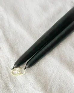 12" Taper Candles - Black