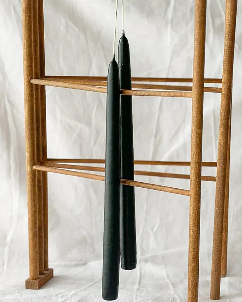 12" Taper Candles - Black