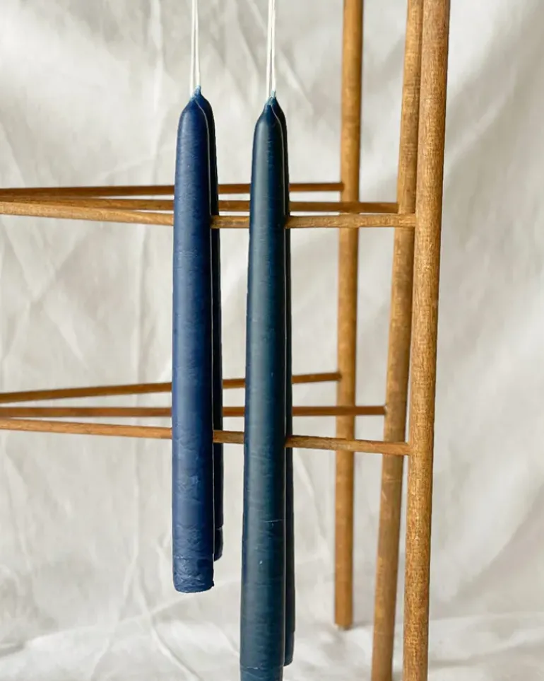 12" Taper Candles - Cobalt