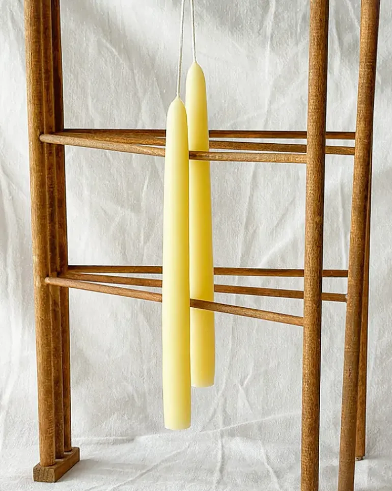 10" Taper Candles - Parchment