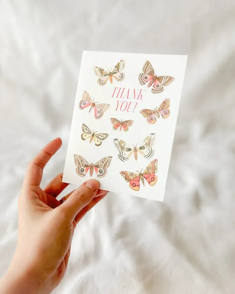 Thank You Butterflies Card