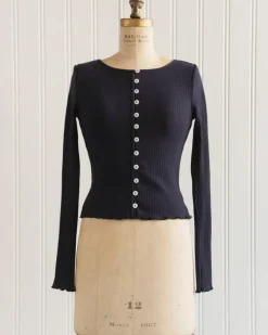 Tinsley Knit Top - Navy