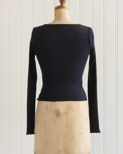 Tinsley Knit Top - Navy