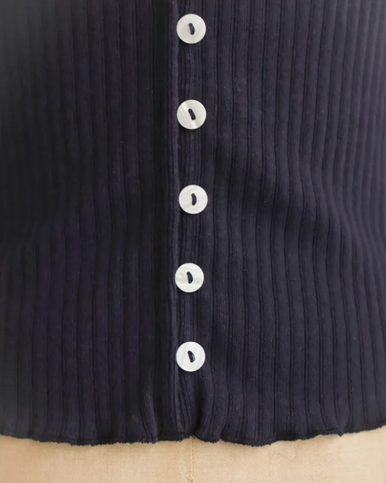 Tinsley Knit Top - Navy