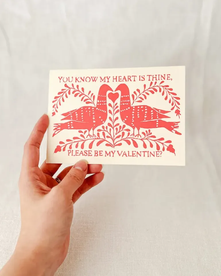 Valentine Turtledoves Card